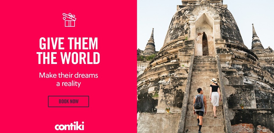 Give the Gift of Travel to your 18 to 35 year old